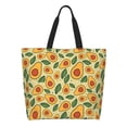 thumbnail image 3 of Logiee Leaves Avocado Print Tote Bag for Women, Lightweight Tote Bag,Shoulder Bag,Handbag for Yoga Bag for Sport, Travel, 3 of 9