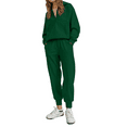 thumbnail image 3 of Fantaslook Womens 2 Piece Outfits Long Sleeve Half Zip Sweatsuits with Pockets Pullover Lounge Set, 3 of 8