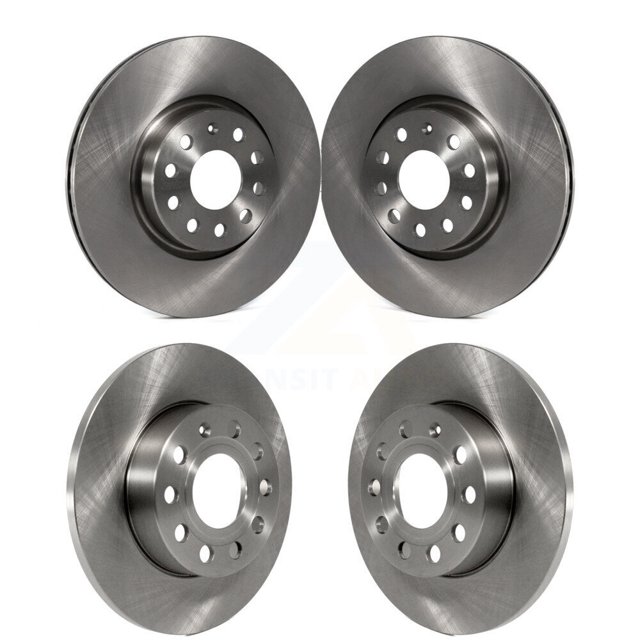 CMX Front Rear Disc Brake Rotors Kit for Car Volkswagen Rabbit Audi A3 Quattro K8-101420