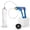 Blue, variant on LeLuv Maxi Penis Pump w/ Blue Handle, Clear Hose | TPR Sleeve | 9" x 2.00" Cylinder