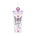 thumbnail image 1 of Vaso My Shop Hello Kitty de Plástico con Tapa y Popote para Bebidas Frías de 680 ml., 1 of 4