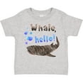 thumbnail image 3 of Inktastic Whale, Hello Cute Whale Shark with Bubbles Boys or Girls Toddler T-Shirt, 3 of 5