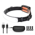 thumbnail image 1 of Linterna Frontal LED Recargable, IPX6, Resistente Al Agua, 1500 Lúmenes, 3 Modos de Luz para Actividades Al Aire Libre Como Acampar, Correr y Pescar., 1 of 5