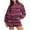 Wine, variant on qolati Sweatshirt Sets for Women 2 Piece Casual Shorts Oversized Tacksuit Set Y2k Long Sleeve Pullover Tops with Sport Shorts Macting Sets Trendy Outfits
