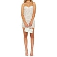 thumbnail image 1 of Coduop Women Floral Sling Cami Dress,Spaghetti Straps Backless Lace Patchwork Short Mini Dress, 1 of 9