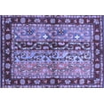 thumbnail image 1 of Ahgly Company Machine Washable Indoor Rectangle Abstract Blue Contemporary Area Rugs, 7' x 9', 1 of 4
