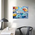 thumbnail image 4 of Nawypu  Flower Wall Art for Living Room, Dandelion Canvas Wall Decor for Bedroom, Colorful Abstract Print Painting Picture, Large, 4 of 5