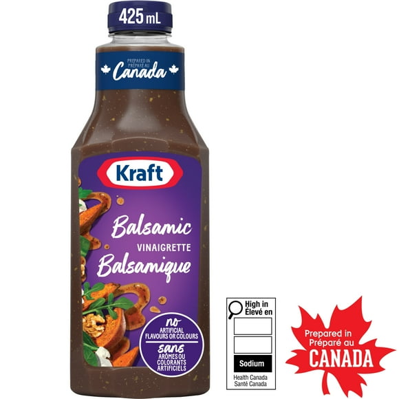 Kraft Balsamic Salad Dressing, 425 mL Bottle