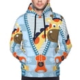 thumbnail image 4 of Bingfone Giraffe Come Out From Zipper Men'S Drawstring Hoodie Long Sleeve Pocket Sweatshirts-3x-Large, 4 of 9