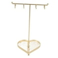 thumbnail image 5 of Golden Iron Jewelry Stand for Kitchen Use Stable Necklace Organizer Perfect for Gifts, 5 of 8