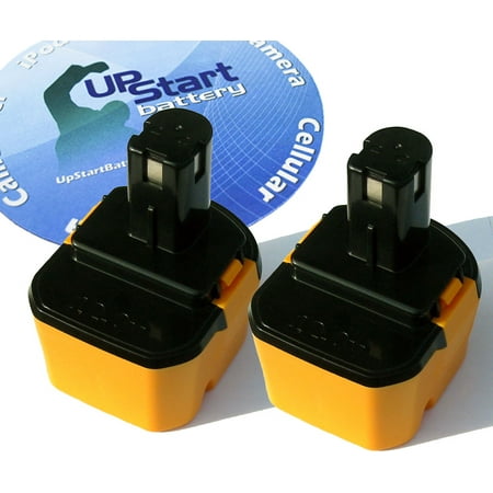 

2-Pack UpStart Battery Ryobi CHD1202 Battery - Replacement Ryobi 12V Battery (1300mAh NICD)