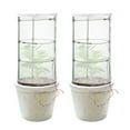 thumbnail image 1 of POINTERTECK Climbing Vine Rack Plant Protection Cage Plants Support Reusable 2pcs Plastic Insect-proo Reenhouses Drawstring Mesh Net, 1 of 16