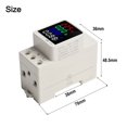 thumbnail image 2 of User Friendly AC80270V LCD Digital Electricity Meter 100A for DIN Rail, 2 of 10