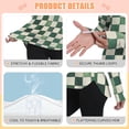 thumbnail image 4 of FORMRS Womens Long Sleeve Shirts UPF 50+ Sun Protection Quick Dry Fishing Hiking Tops, Size S-2XL, Green and White Plaid Pattern, 4 of 8