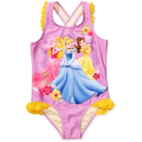 Disney - Princess Toddler Girls' Swimsuit - Walmart.com