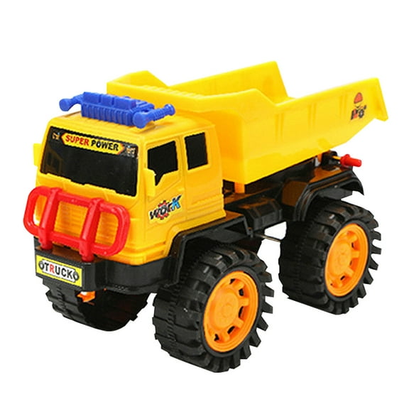 1Pc Tilting Cart Toys Plastic Excavator Model Toys Funny Engineering Truck Toy Early Educational Play House Toy (Large Size)