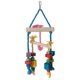 thumbnail image 5 of Bloque de madera de colores, cuerda para morder, cuerda de algodón, equilibrio colgante para masticar, pájaro de juguete, columpio para loros, accesorio, 5 of 5
