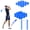 Blue, variant on Backyard Golf Chipping Game,Portable 9 Holes Yard Golf Course with Balls And Flags,Outdoor Golf Play Game for Beach Backyard Park Lawn