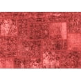 thumbnail image 1 of Ahgly Company Machine Washable Indoor Rectangle Patchwork Red Transitional Area Rugs, 8' x 12', 1 of 4
