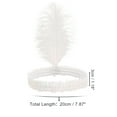 thumbnail image 4 of Unique Bargains 1 Pc Feathers Faux Diamond Headbands for Women White, 4 of 6