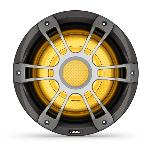 Fusion SG-SL103SPG Signature Series 3i 10" 600-watt CRGBW Sports Marine Subwoofer - Gray