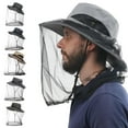 thumbnail image 1 of Sombrero de Malla onlyliua para exteriores Antimosquitos E insectos multifuncional para pescador, 1 of 3