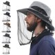 thumbnail image 1 of Sombrero de Malla onlyliua para exteriores Antimosquitos E insectos multifuncional para pescador, 1 of 3