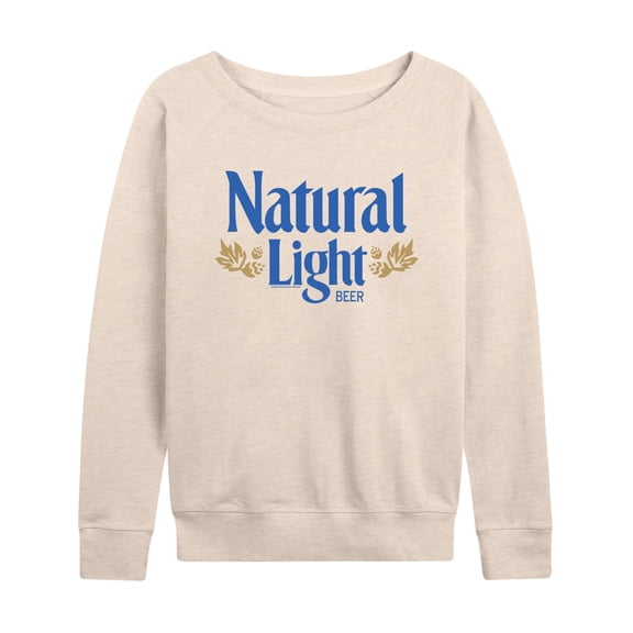 Natural Light - Logo - Women's French Terry Long Sleeve Shirt