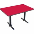 thumbnail image 4 of Correll, Inc. Rectangular Bar and Caf  Table with T-Bases and Columns, 4 of 6
