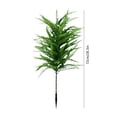 thumbnail image 4 of Chamoist 28.3in Artificial Boston Fern Plant, Large Fake Potted Fern Tree with Ground Stake, UV Resistant Faux Greenery for Outdoor Patio, Garden, Yard Decor, 4 of 7