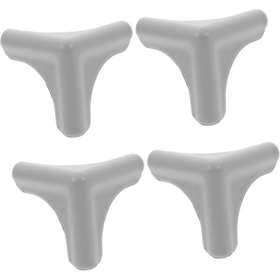 Angoily 4pcs Range Hood Corner Bumpers and Table Edge Protectors Silicone Anti-Collision Safety Guards for Furniture and Kitchen Use