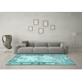 thumbnail image 3 of Ahgly Company Indoor Rectangle Animal Light Blue Traditional Area Rugs, 7' x 9', 3 of 4
