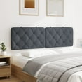 thumbnail image 6 of vidaXL Headboard Cushion Hanging Upholstered Bed Pillow Back Bedroom Velvet, 6 of 84
