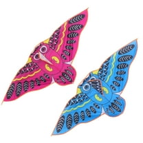 COSMOBETTY Kids Outdoor Owl Kite Assorted Color Silk Kite for Fun Family Play in Park or Beach 1.45M