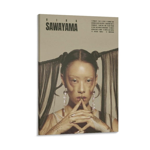 Rina Sawayama Sawayama Album Posters Canvas Poster Wall Decorative Art Painting Living Room Bedroom Decoration Gift