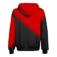thumbnail image 4 of Tawop Women's Sweatshirts and Hoodies Women Tops Sweatshirt Long Sleeve Graphic Coats Zip Casual Red L, 4 of 4