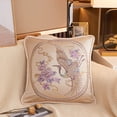 thumbnail image 2 of Juego de fundas de almohada genéricas y elegantes bordadas con grullas y peonías, 2 of 2