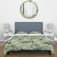 thumbnail image 3 of Designart "Meadows Inspired By Lush Green Grasslands" Botanical Bedding Covert Set - Bohemian & Eclectic Bed Set With 1 Sham, 3 of 5
