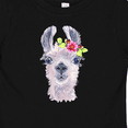 thumbnail image 4 of Inktastic Cute Llama with Flower Boys or Girls Baby T-Shirt, 4 of 5