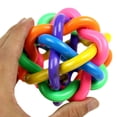 thumbnail image 2 of Labymos Colorful Soft Woven Bell Ball Toy for Pets 1PCS Diameter 6CM 7CM 9CM for, 2 of 8