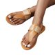 thumbnail image 4 of Chanclas de verano para mujer, zapatillas de tacón plano, sandalias, chanclas informales, zapatos de mujer Wmkox8yii nm6467, 4 of 8