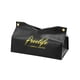 thumbnail image 2 of Matsuzay Elegante caja contenedor PU cuero patrón de mármol hogar coche toalla servilleta papeles dispensador soporte caja decoración de Almacenamiento y organización del hogar Puerto V negro, 2 of 6
