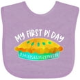 thumbnail image 3 of Inktastic My 1st Pi Day Blue Green Pie Pan Pun Boys or Girls Baby Bib, 3 of 4