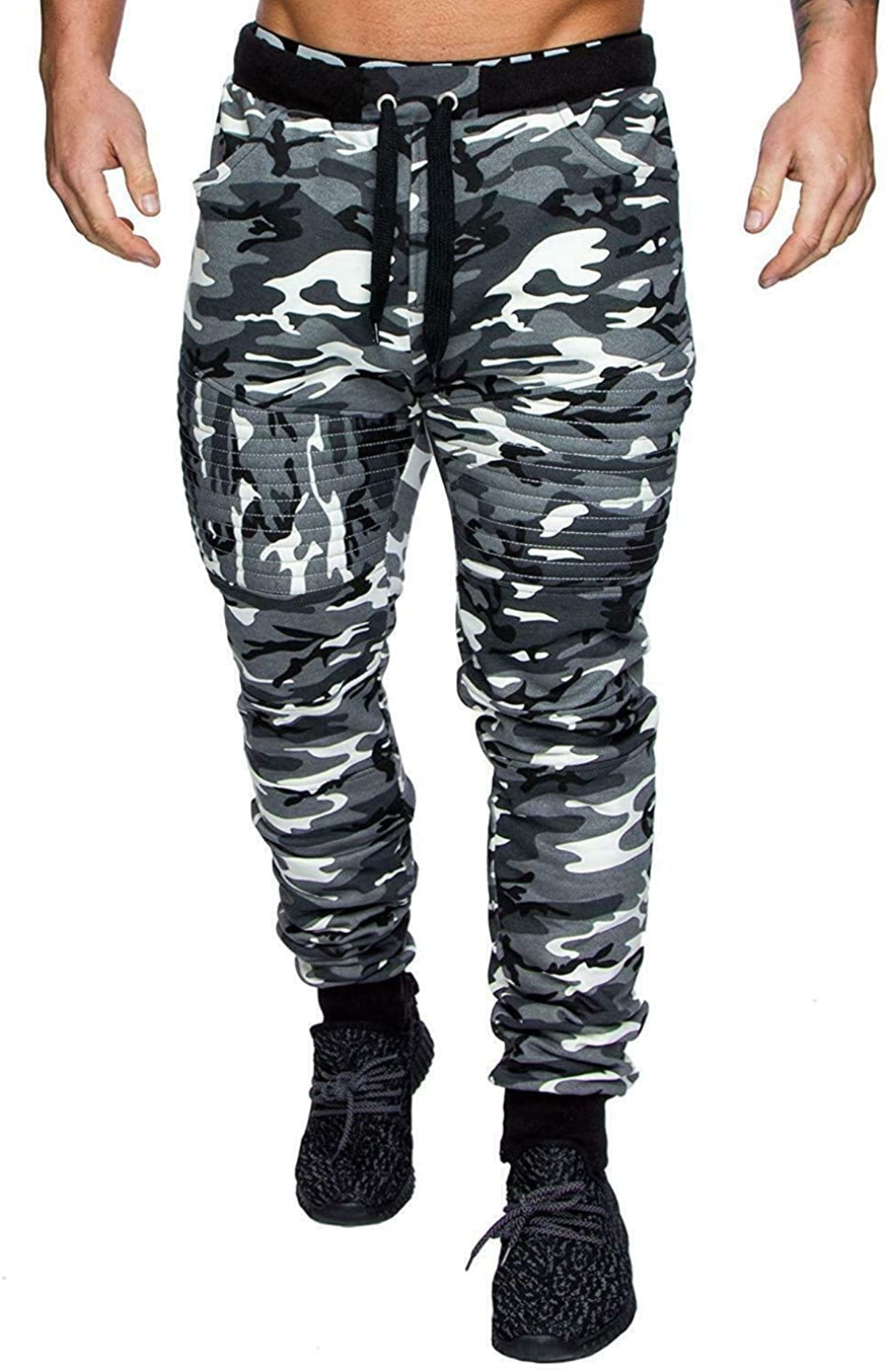 Girls Kids Camo Joggers Full Length Army Camouflage Tracksuit Bottom 3-16 Years 