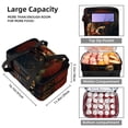 thumbnail image 3 of Bear Double Layered Insulated Lunch Bag with Refrigerated Compartment, Large Capacity Handheld Meal Bag for Men and Women - 7.1x11.4x16.1 inches, 3 of 6