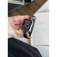 thumbnail image 3 of Curved metal Apple watch strap, 38mm 40mm 41mm 42mm 44mm 45mm Unisex Bands,Apple Watch Strap for Series SE 1-9, 3 of 5