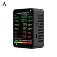 thumbnail image 3 of 6 in 1 Portable Air Quality Monitor with Large Screen Detects PM2.5 PM10 HCHO TVOC CO CO2 for Home Office Travel, 3 of 8