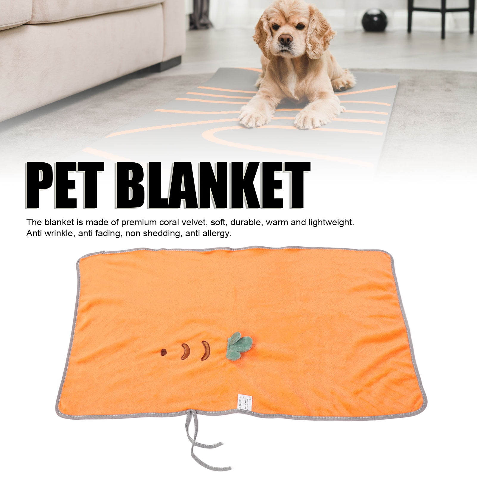 Waterproof Dog Blankets Washable Dog Blankets For Bed Couch Sofa Protector Soft Plush Reversible Throw Blanket For Small Dog Puppy Cat Walmart