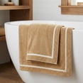 thumbnail image 6 of Unique Bargains Ultra Soft Highly Absorbent Coral Fleece Bath Towel Brown 63" x 31", 6 of 7