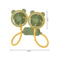 thumbnail image 3 of Portable Neck Hanging Fan ,Portable Fan USB Rechargeable Battery Mini Handheld Wearable Hand 360 Degree Rotation Fan For Office Household Travel Room Portable Fan Rechargeable, 3 of 9